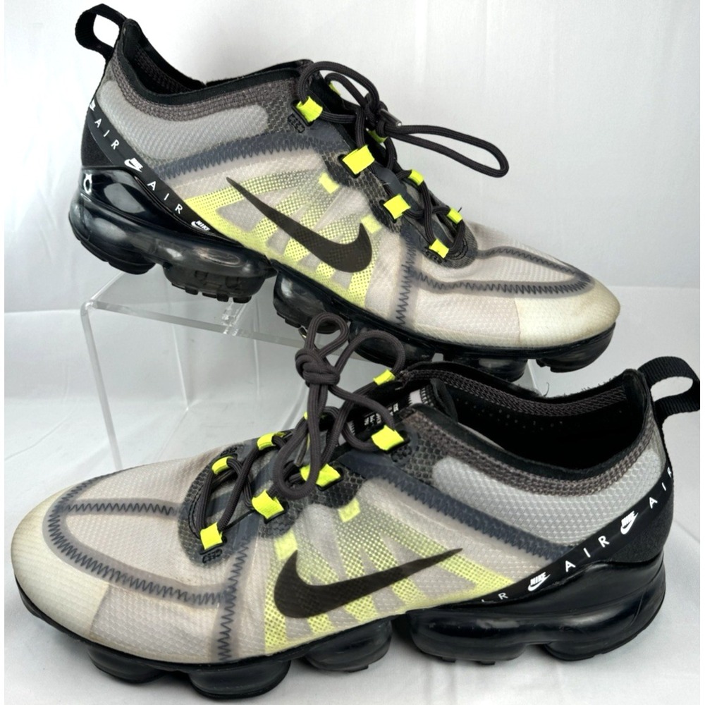 Nike Air VaporMax Atmosphere Grey 2019 Grey Sz 10 Mens Neon Volt Black Yellow